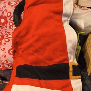 Festive Red and White Santa Costume